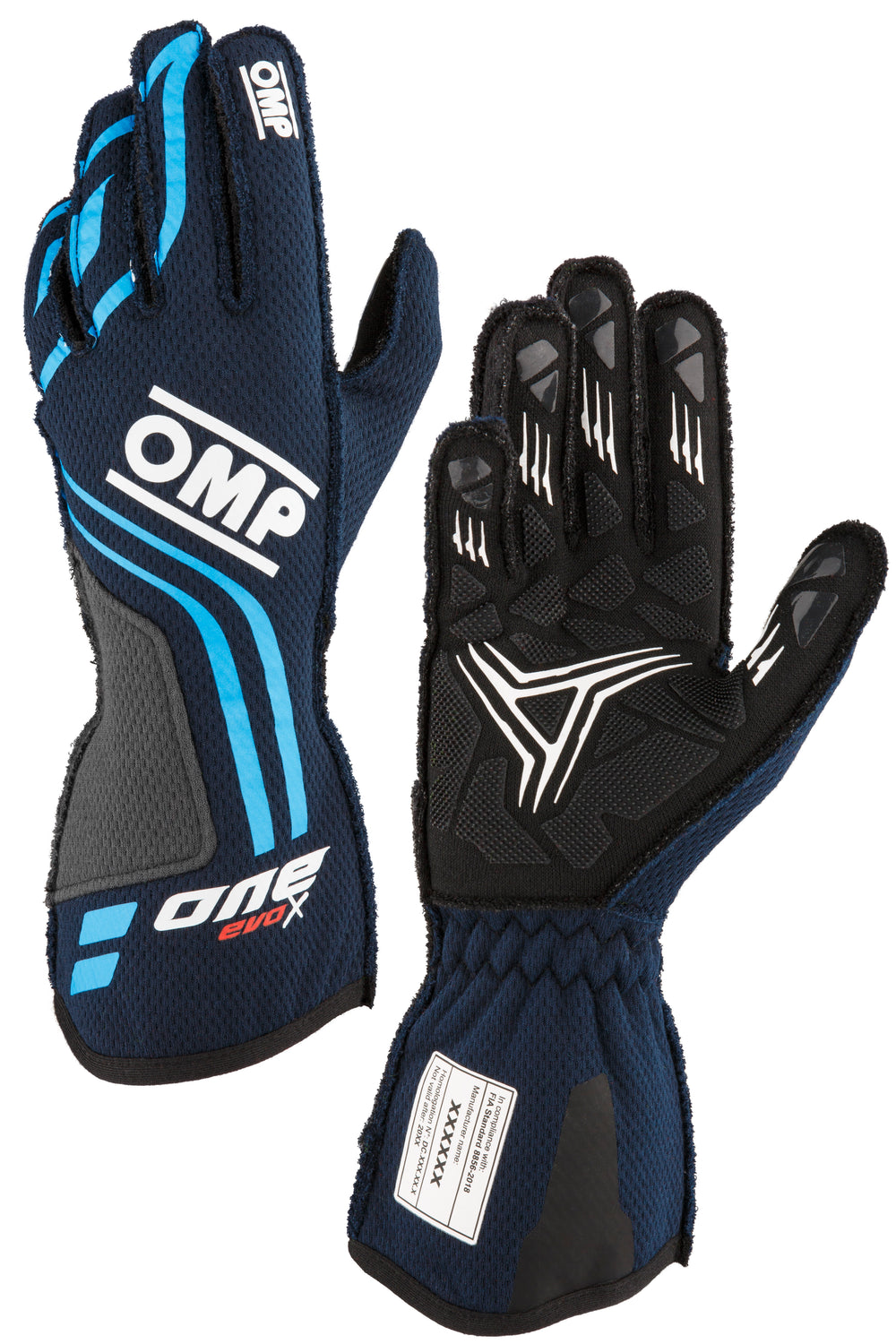 Guanti OMP ONE EVO-X Blu Marine / Ciano