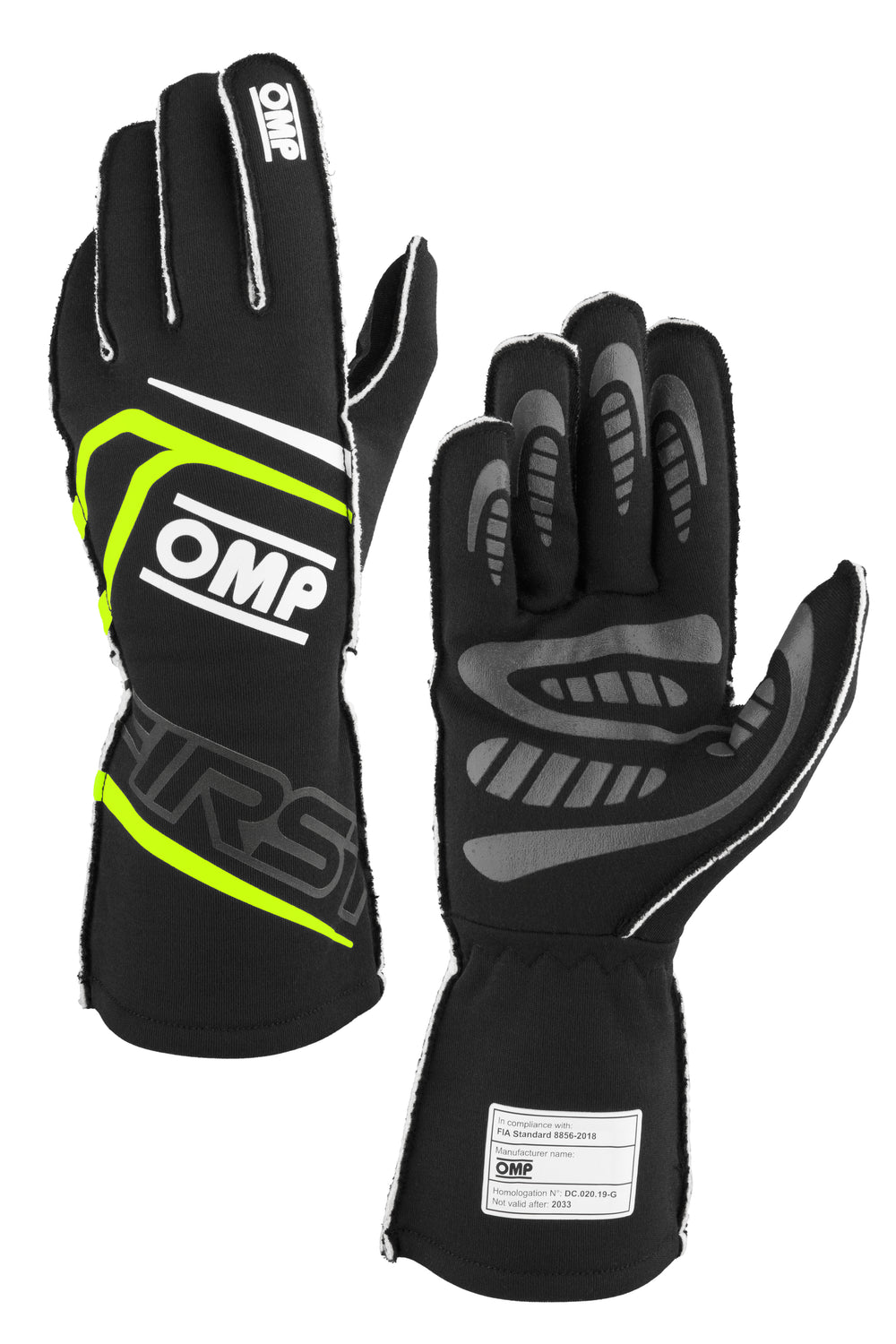 Guanti OMP First Nero / Giallo Fluo