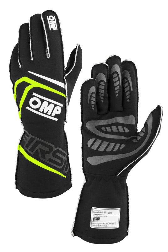 Guanti OMP First Nero / Giallo Fluo