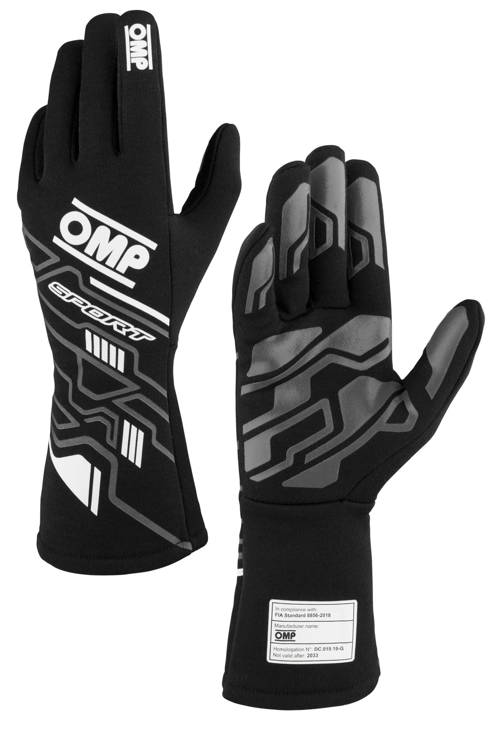 Guanti OMP Sport Nero / Bianco