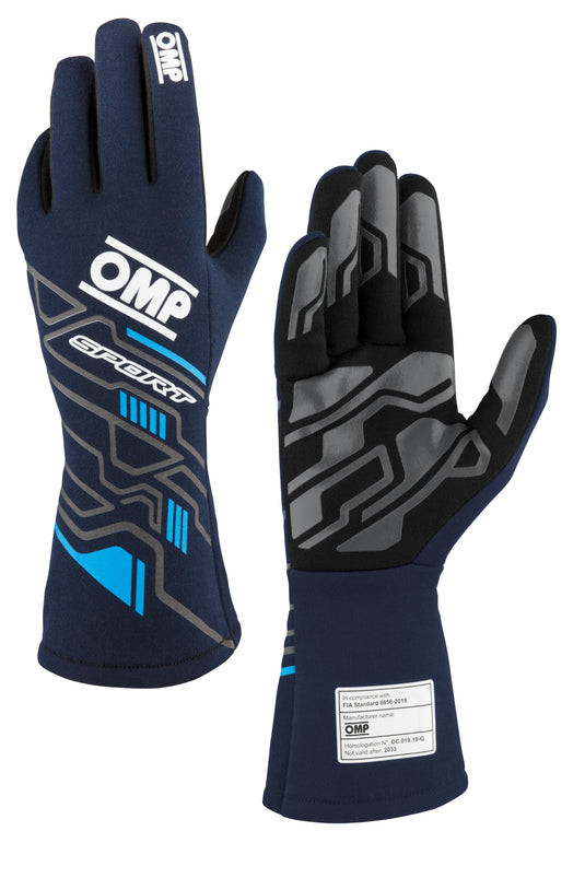 Guanti OMP Sport Blu Marine / Ciano
