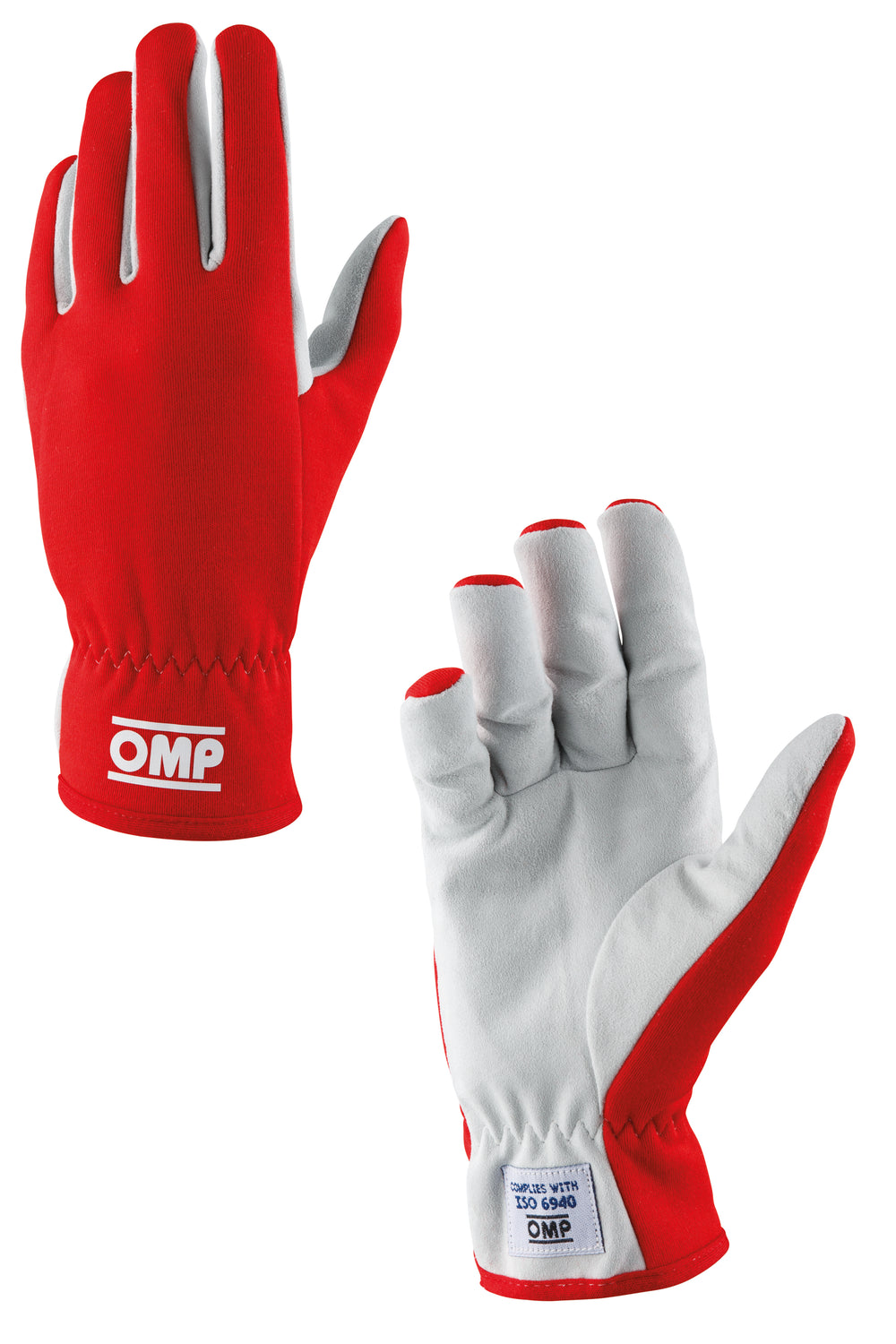 Guanti OMP Rally Rosso