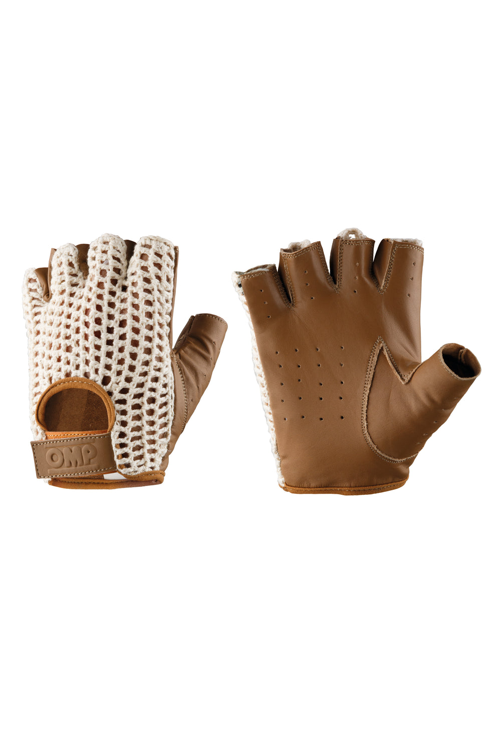 Guanti OMP Tazio Vintage Marrone