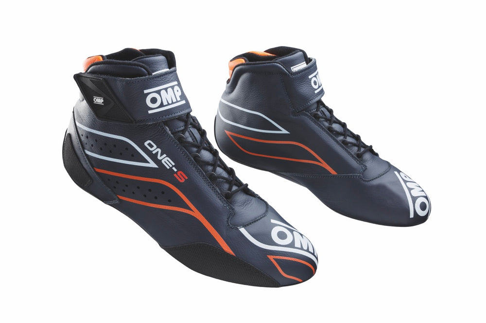Scarpe OMP ONE-S Blu Marine / Arancione Fluo (FIA)