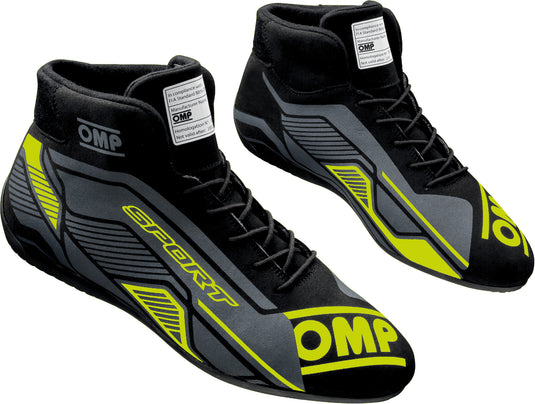 Scarpe OMP Sport - Nero / Giallo Fluo (FIA)