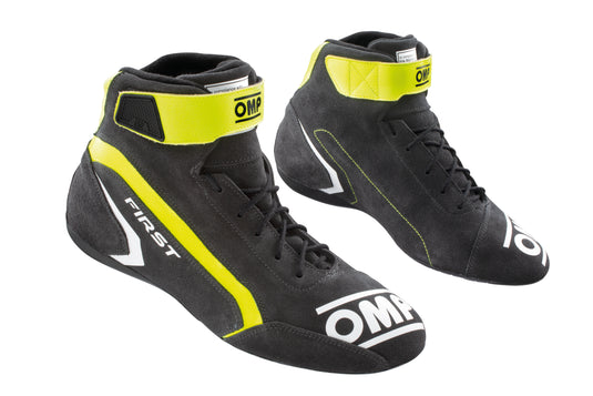 Scarpe OMP First - Grigio / Giallo Fluo (FIA)
