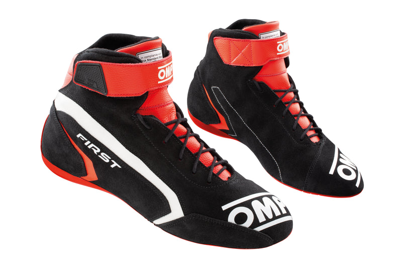 Carica immagine in Galleria Viewer, Scarpe OMP First - Nero / Rosso (FIA)

