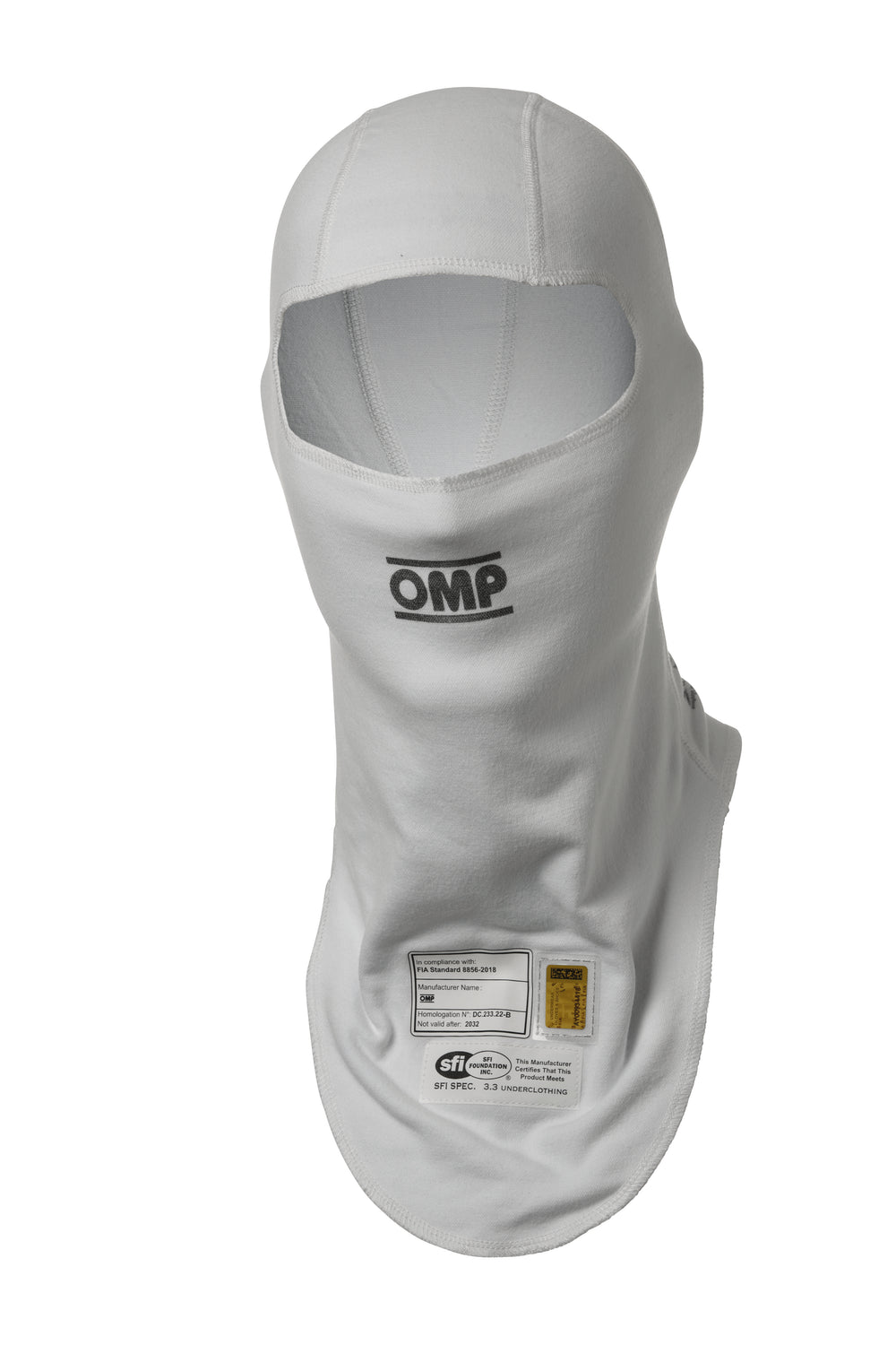 Sottocasco OMP ONE EVO - Bianco (FIA)