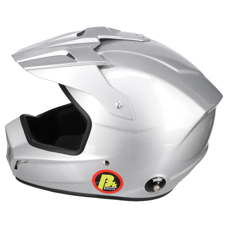 Carica immagine in Galleria Viewer, Casco Cross BELTENICK BK711SH OMOLOGATO FIA - con Hans
