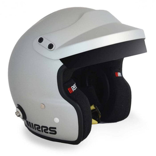Casco jet RRS PROTECT FIA 2015 SNELL 2020 - grigio con Hans
