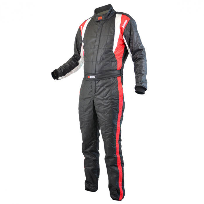 Tuta RRS SPEED FIA 8856-2018 - nero rosso