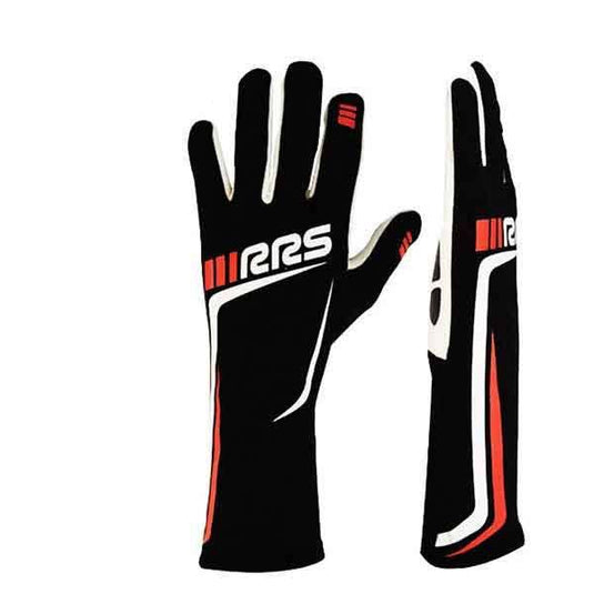 Guanti pilota RRS GRIP 2 FIA 8856-2018 - nero rosso