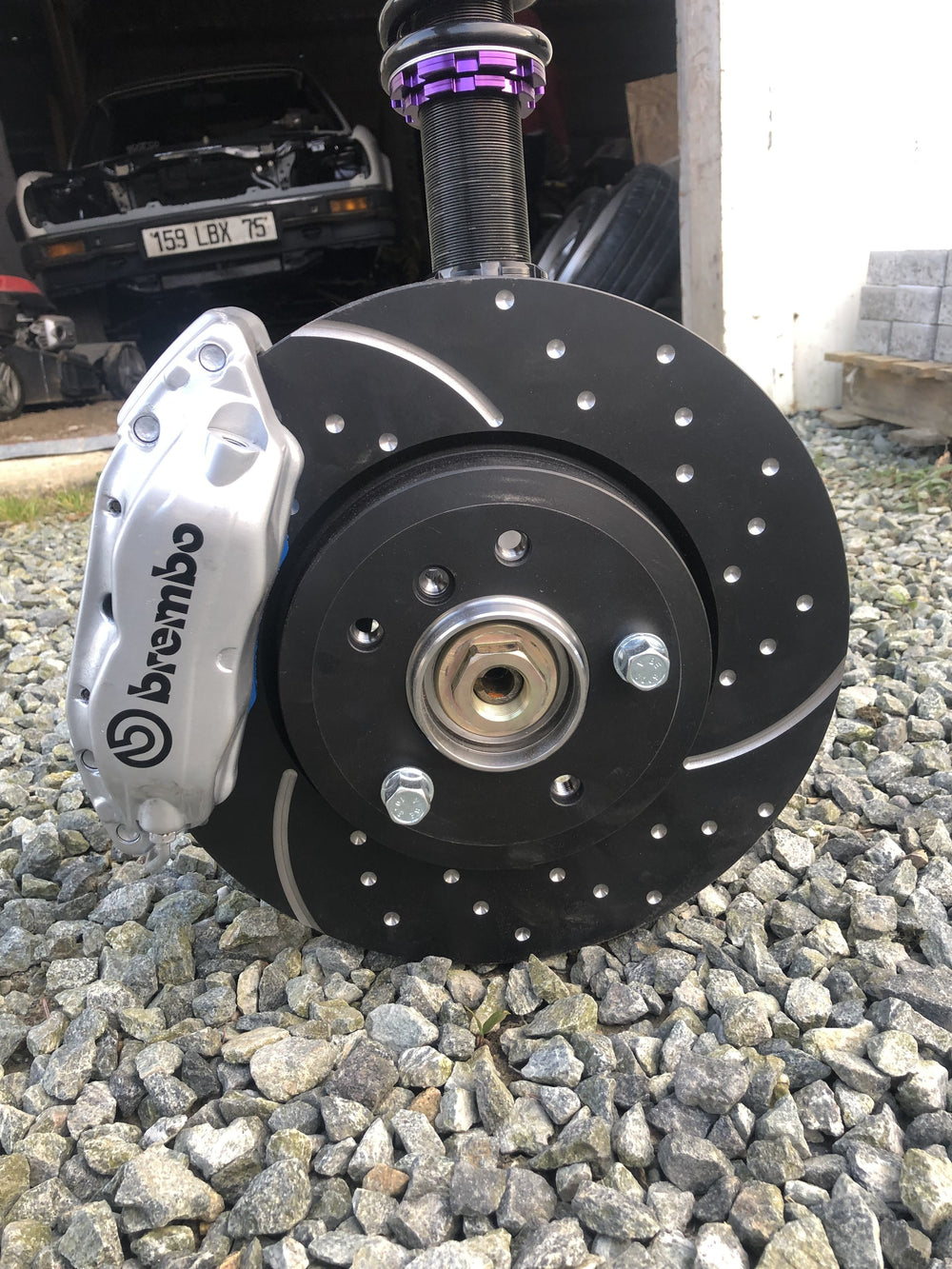 Kit Conversione IRP 5 Fori, Mozzi E46 330i e Pinze Brembo E38 per BMW E30
