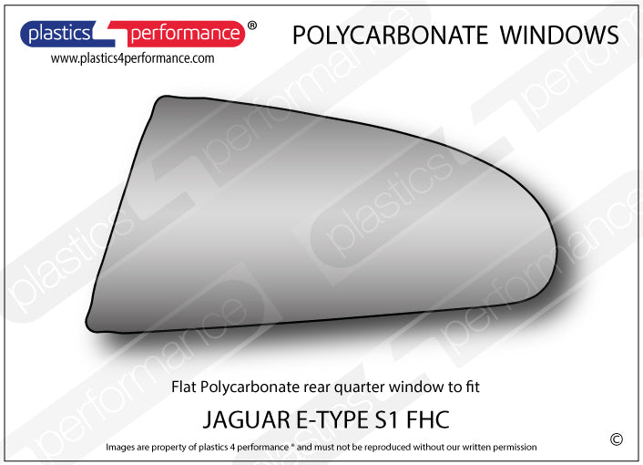 Carica immagine in Galleria Viewer, Vetri in Policarbonato per Jaguar Type E S1 FHC
