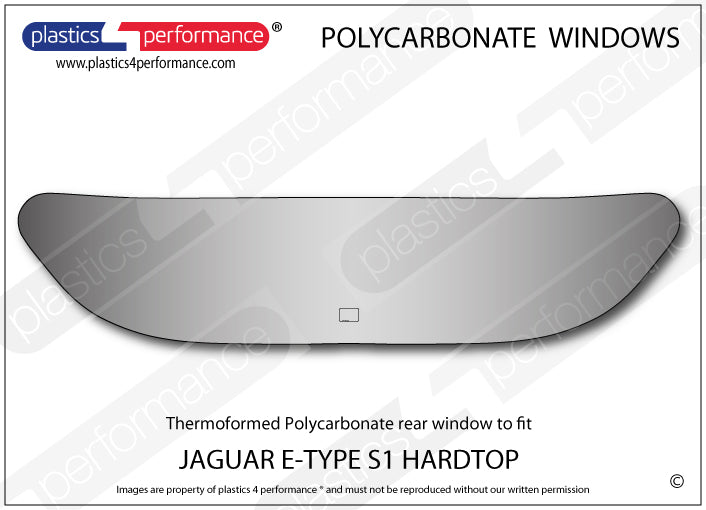 Carica immagine in Galleria Viewer, Vetri in Policarbonato per Jaguar Type E S1 Hardtop
