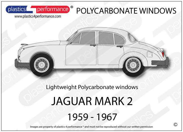 Vetri in Policarbonato per Jaguar MK2