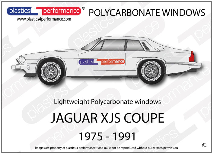 Carica immagine in Galleria Viewer, Vetri in Policarbonato per Jaguar XJS Coupé
