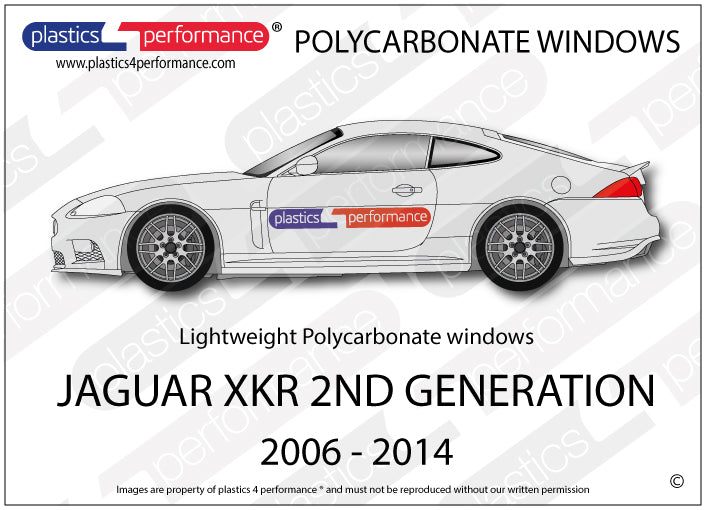 Vetri in Policarbonato per Jaguar XKR 2ª Gen.