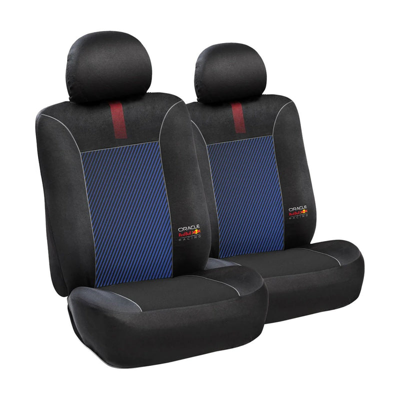 Carica immagine in Galleria Viewer, Coppia coprisedili anteriori nero/blu Oracle Red Bull Racing
