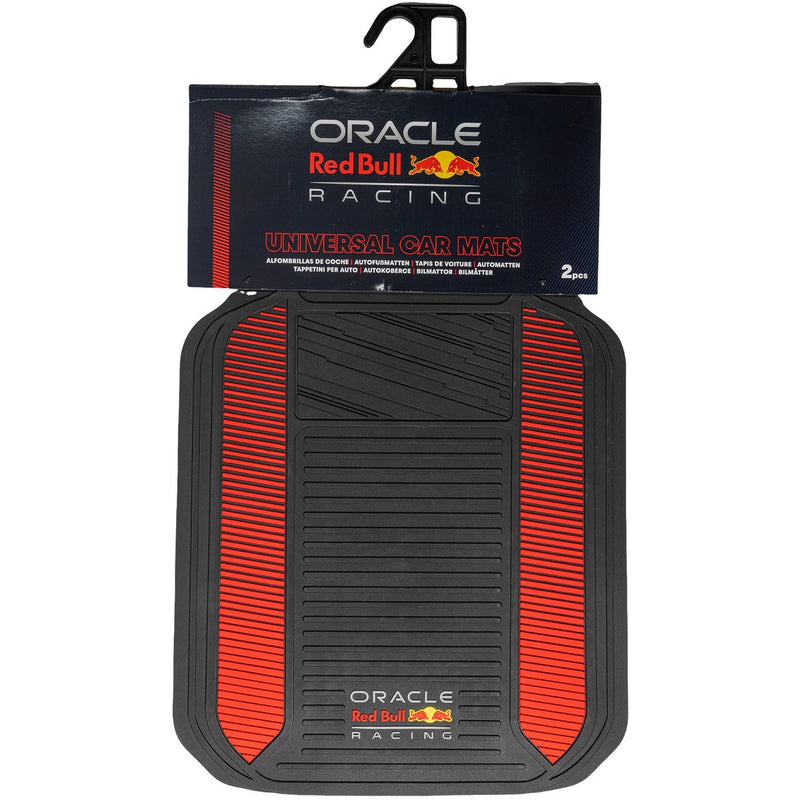 Carica immagine in Galleria Viewer, Jeu de 2 tapis de sol en PVC noir/rouge ORACLE RED BULL RACING
