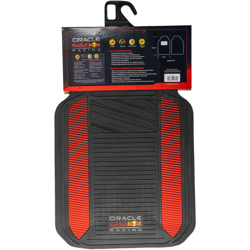 Carica immagine in Galleria Viewer, Jeu de 2 tapis de sol en PVC noir/rouge ORACLE RED BULL RACING
