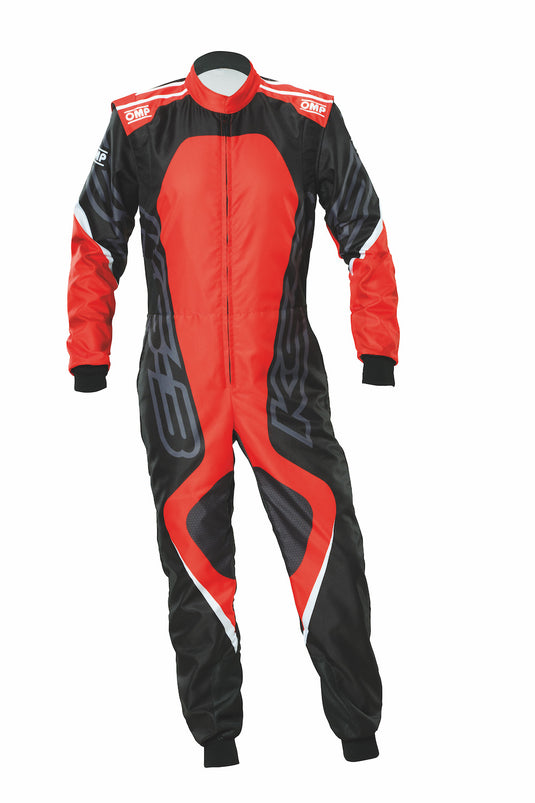 Tuta Kart OMP KS-3X ART Nero / Rosso (FIA 8877-2022)
