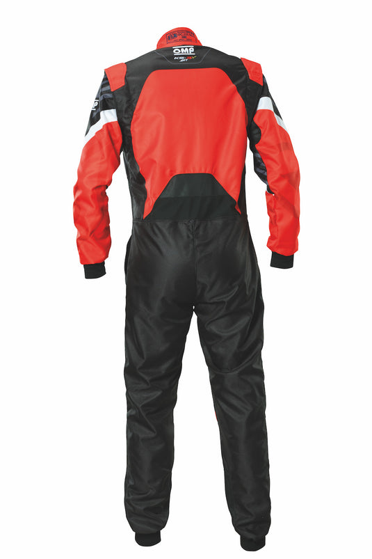 Tuta Kart OMP KS-3X ART Nero / Rosso (FIA 8877-2022)