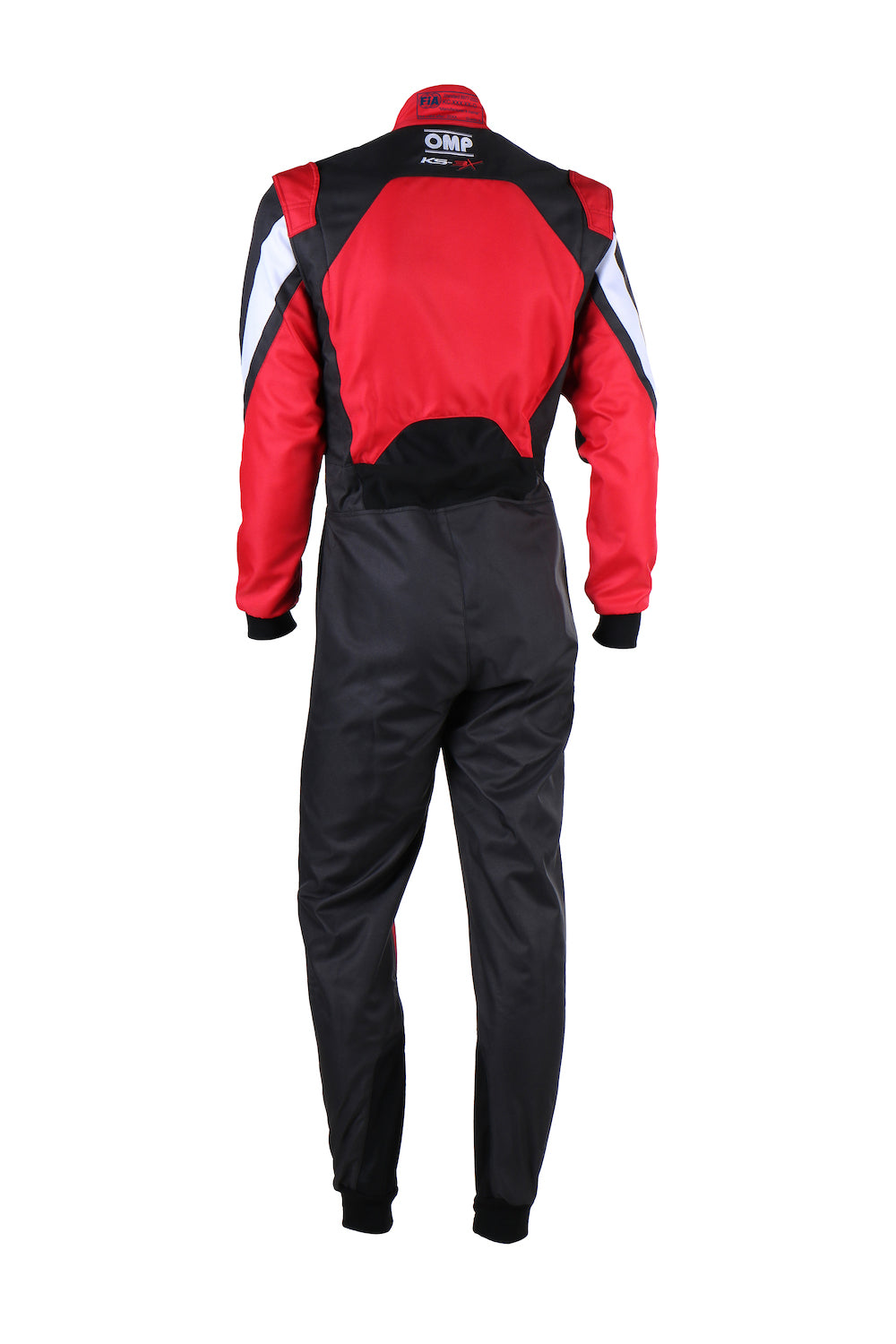 Tuta Kart OMP KS-3X Nero / Rosso (FIA 8877-2022)