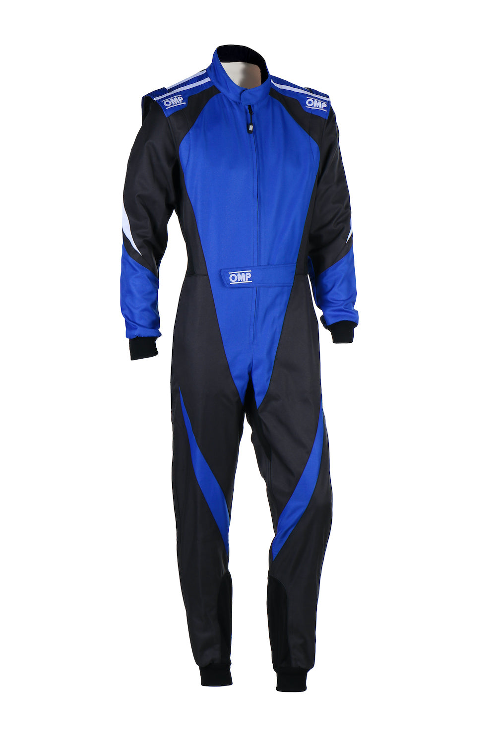 Tuta Kart Bambino OMP KS-3X Nero / Blu (FIA 8877-2022)