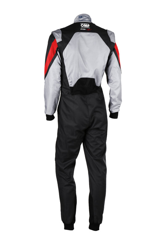 Tuta Kart OMP KS-3X Grigio / Nero (FIA 8877-2022)