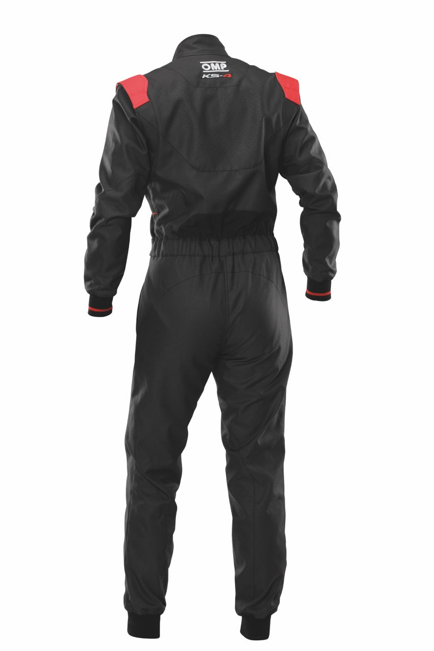 Tuta Kart Bambino OMP KS-4 Nero / Rosso