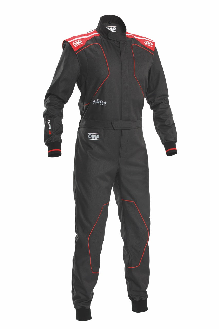 Tuta Kart OMP KS-4 Nero / Rosso