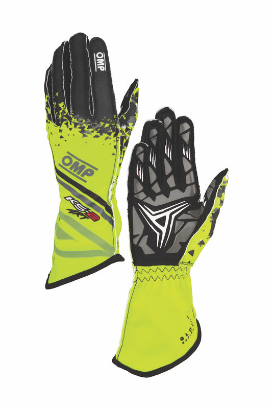 Guanti Kart Bambino OMP KS-2 ART Giallo