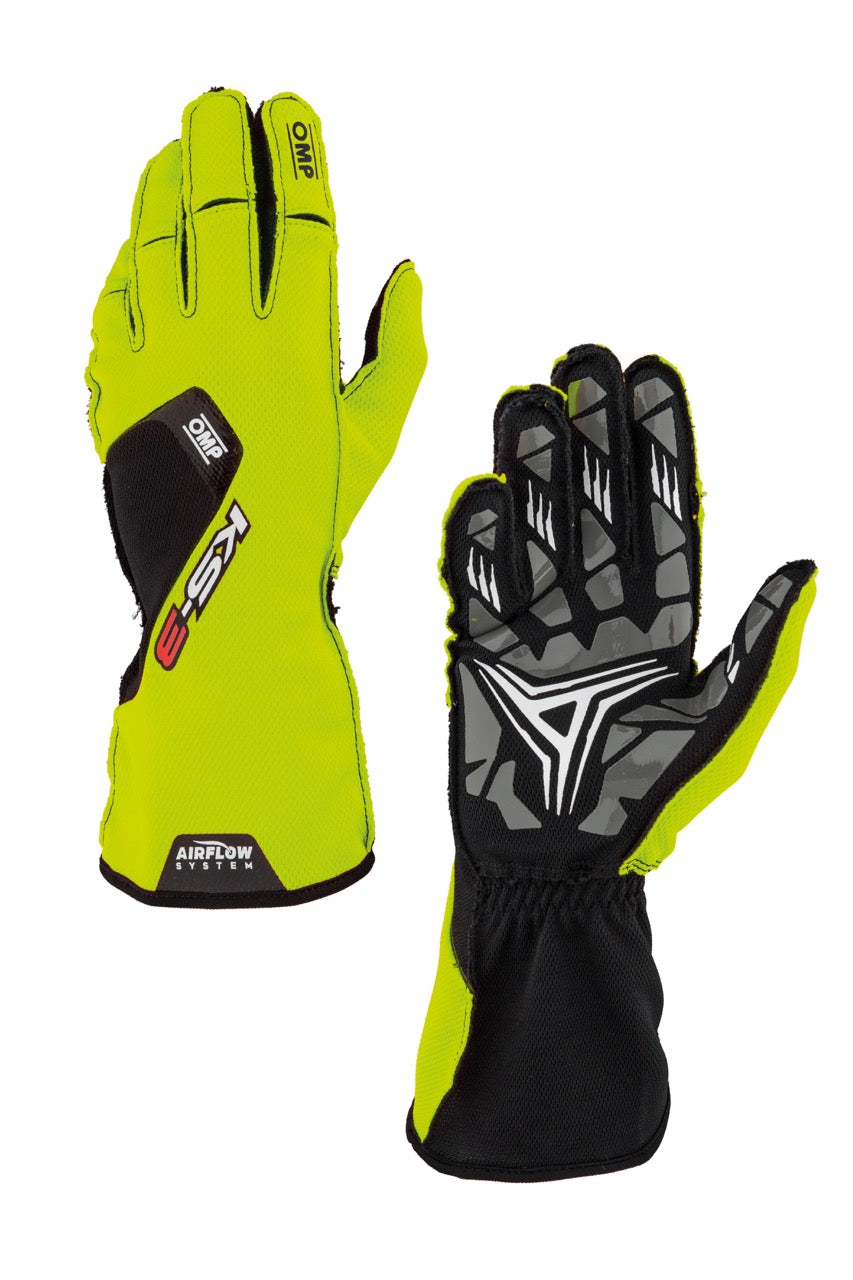 Guanti Kart OMP KS-3 Giallo