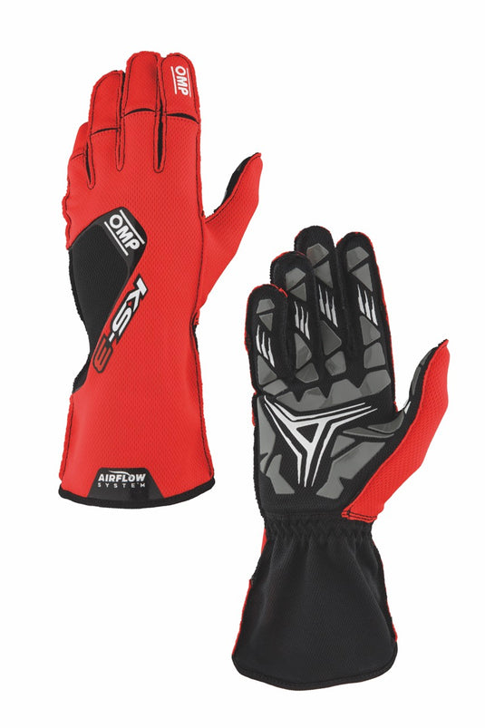Guanti Kart OMP KS-3 Rosso / Nero