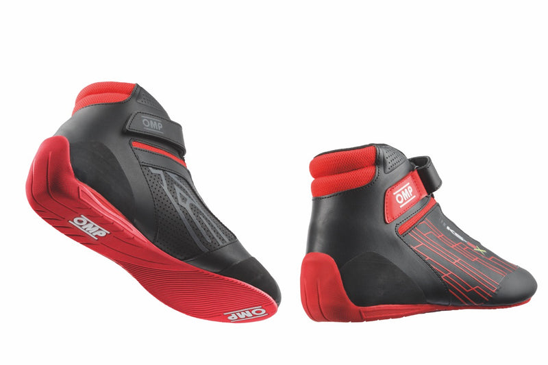 Carica immagine in Galleria Viewer, Scarpe Kart OMP KS-2X Nero / Rosso (FIA)
