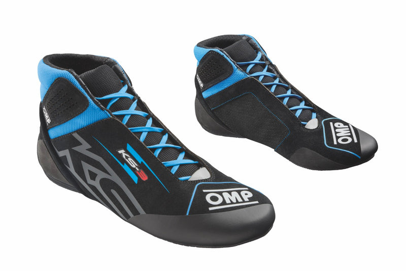 Carica immagine in Galleria Viewer, Scarpe Kart Bambino OMP KS-3 Nero / Ciano
