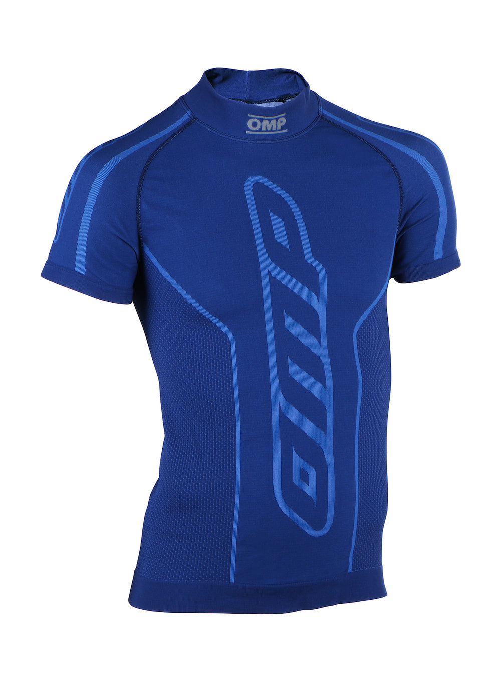 Maglia Sottotuta Kart OMP Maniche Corte - Blu Royal