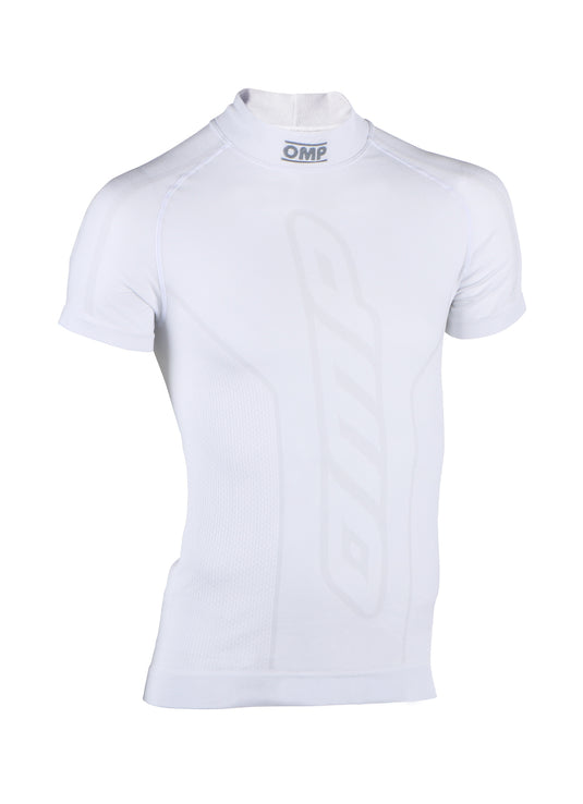 Maglia Sottotuta Kart OMP Maniche Corte - Bianco