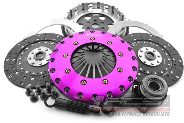 Frizione Rinforzata Xtreme Clutch Organico Bidisco + Volano per Ford Focus 2.3 RS AWD (15-18)