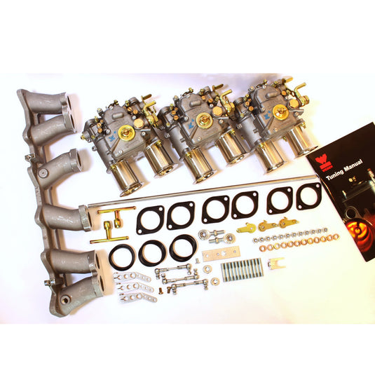 Kit aspirazione Weber 3x 45DCOE 240Z/260Z/280Z tondo