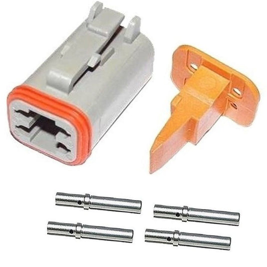 Kit completo connettore DEUTSCH DT maschio 4 poli