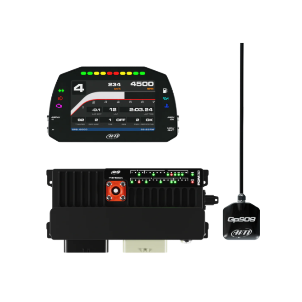 Kit Data Logger AIM PDM 32 con Display Road da 5 Pollici