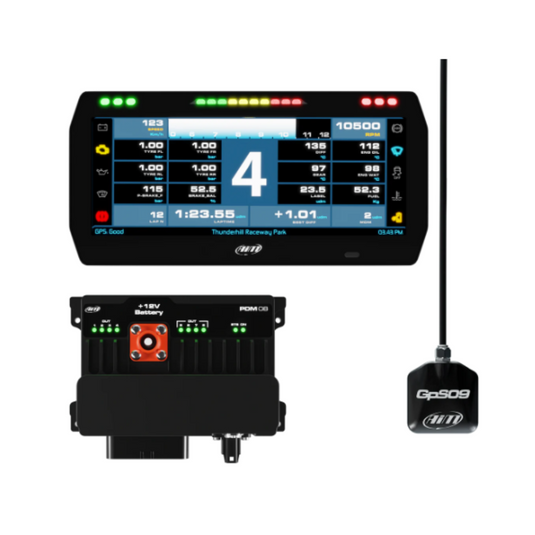 Kit Data Logger AIM PDM 8 con display da gara da 10 pollici