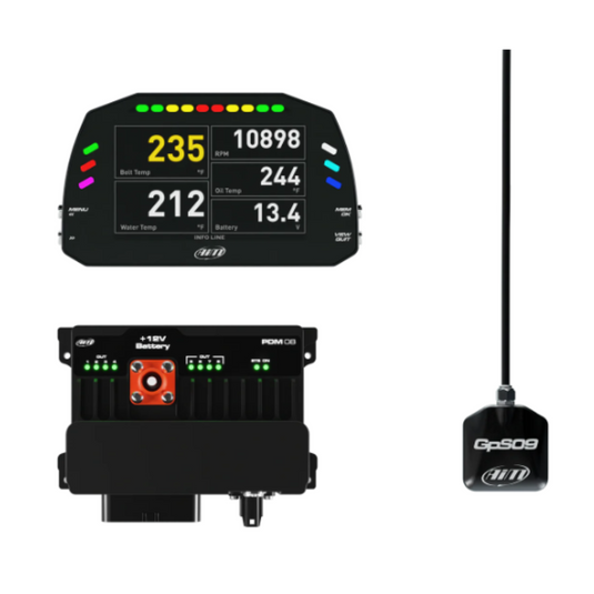Kit Data Logger AIM PDM 8 con display da gara da 5 pollici