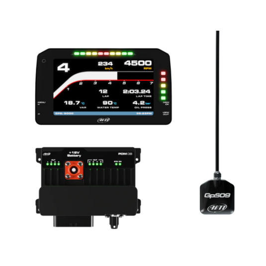Kit data logger AIM PDM 8 con display Race da 6 pollici