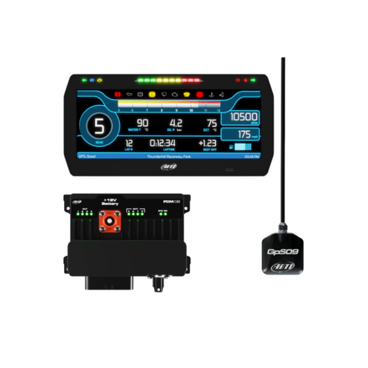 Kit data logger AIM PDM 8 con display stradale da 10 pollici