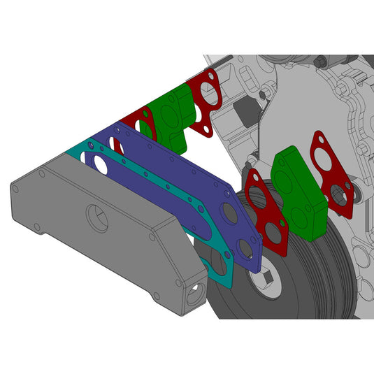 Kit Eliminazione Pompa Acqua per Motori V8 LS GEN III, IV SB & LSX - foto 2