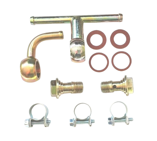 Kit raccordi benzina per 2 carburatori Weber DCOE DCO SP