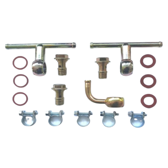 Kit raccordi benzina per 3 carburatori Weber DCOE DCO SP